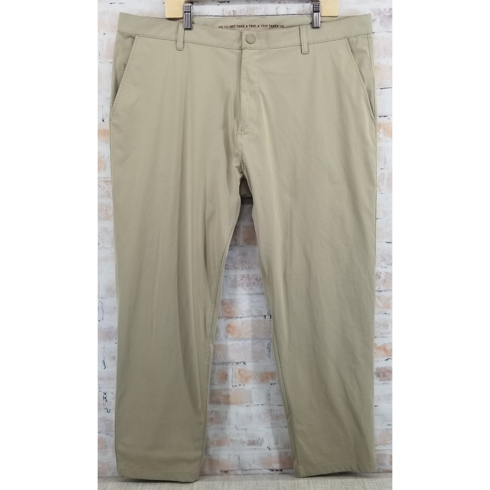 Rhone Commuter Pant Classic Chino Khaki Men's 40 x 30 Performance